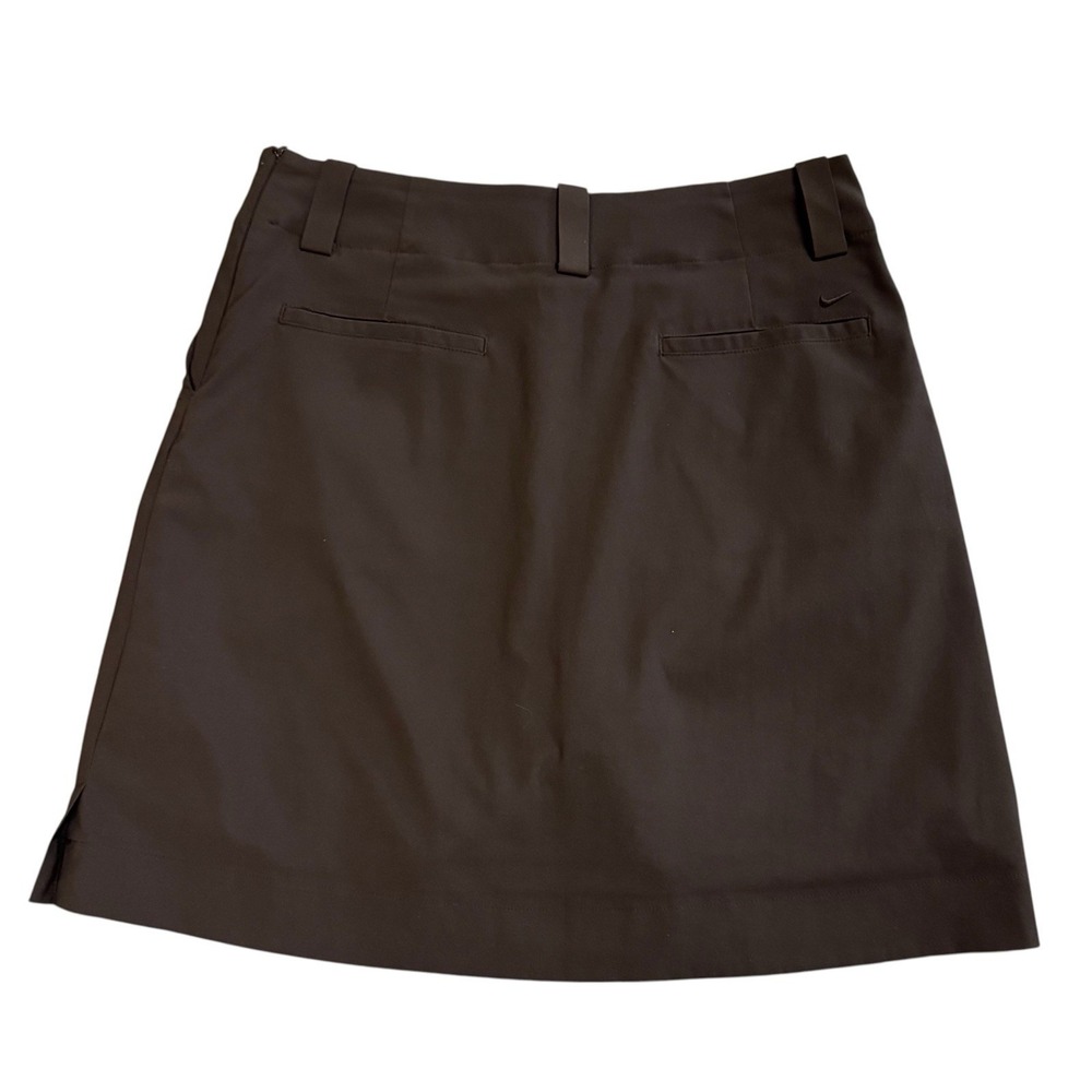 Nike Dri Fit Chocolate Brown Golf Athletic Skirt Skort Size 6 - Picture 5 of 7